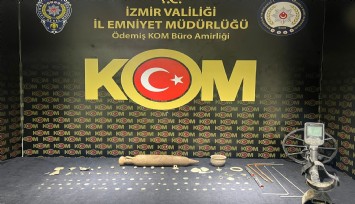İzmir'de tarihi eser kaçakçılığı operasyonu: 3 gözaltı