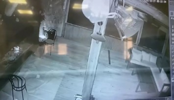 Sahurda yapılan mangalın ateşi oteli yakmış