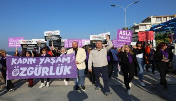Türkiye’de ilk; Güzelbahçe’de 8 Mart’ta tersine yürüyüş düzenlendi