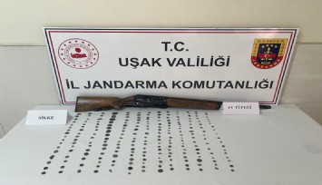 Uşak’ta Osmanlı ve Roma dönemlerine ait 232 adet sikke yakalandı