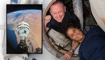 Uzayda 9 ay mahsur kalan NASA astronotlarının dünyaya yolculuğu başladı