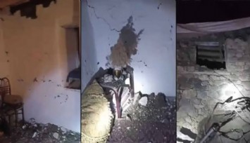 Yüksekova’da yaşanan deprem sonrası evlerde çatlaklar meydana geldi