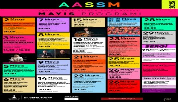 AASSM, mayıs programı ile yazı karşılıyor