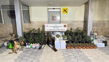 Afyonkarahisar'da jandarmadan uyuşturucu operasyonu