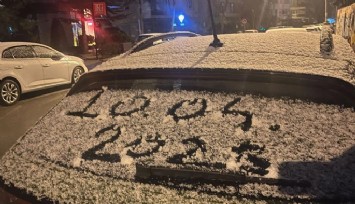 Ankara’da nisan ayında kar sürprizi