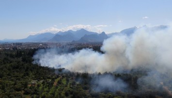 Antalya'nın akciğerlerinde korkutan yangın