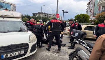 Aydın'da motosikletli Polis Timi kazaya karıştı: 1 polis yaralı