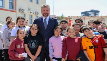 Başkan Görkem Duman:   'Gelecek çocukların gülüşlerinde'