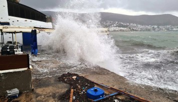 Bodrum-Kaş arasında fırtına uyarısı