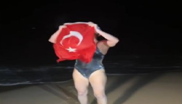 Bodrumlu Açık deniz yüzücüsü Aysu Türkoğlu'ndan büyük gurur