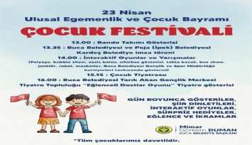 Buca’da 23 Nisan coşkusu