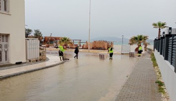 Çeşme, Türkiye’nin en yoğun yağışını aldı