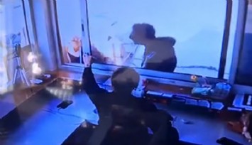 Çiğli'deki nişanlı terörü kameralara yansıdı