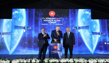 Cumhurbaşkanı Erdoğan, TÜRKSAT 6A Hizmete Alma Töreni’nde konuştu