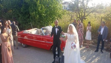 Denizli'de ihtişamlı evlilik teklifi mutlu sonla noktalandı