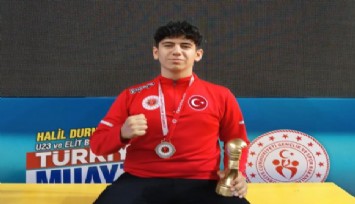 Denizlili sporcu Muay Thai’de Türkiye şampiyonu oldu