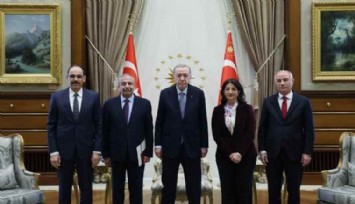 Erdoğan ile DEM Parti görüşmesi başladı