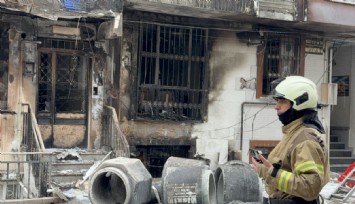 Esenyurt’ta faciadan dönüldü, İSKİ çalışması sırasında delinen gaz borusu binalara hasar verdi