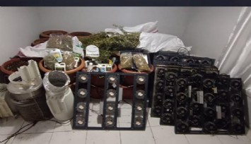 Ev değil zehir imalathanesi: İzmir'de uyuşturucu baskını