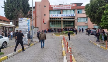 Aydın'da hasta ziyaretine gelen aile üyeleri birbirine girdi