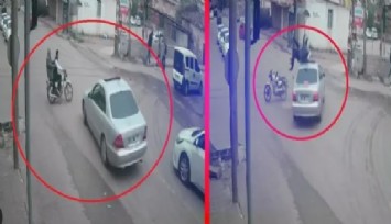 Hatay’daki ölümlü kazada 2 kadının metrelerce havaya uçtuğu anlar kamerada