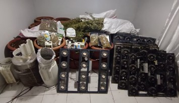 İzmir'de polisin baskın yaptığı ev zehir deposu çıktı