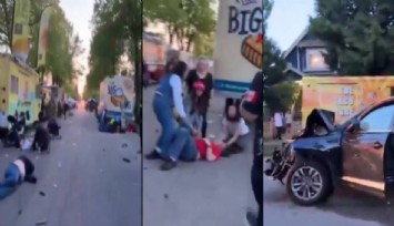 Kanada'da facia: Araç sokak festivaline daldı