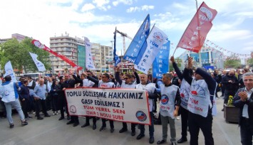 Konak Belediyesi'nde memurlar iş bıraktı: 'Haklarımızı alamana kadar eylemlerimiz devam edecek'