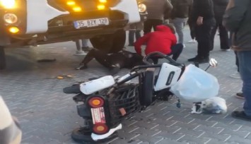 Marmaris'te elektrikli bisiklet sürücüsü kadına tır çarptı