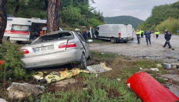 Muğla'da feci kaza: 1 can kaybı, 2 yaralı