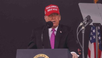 ABD Başkanı Trump: 'Dünyanın şimdiye kadar gördüğü en güçlü ordusunu ben inşa ettim'