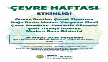 Buca’da çevre haftası dolu dolu geçecek