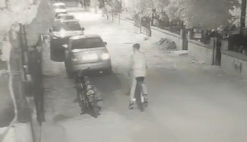 Çaldığı bisikleti beğenmeyen hırsız geri dönüp motosikleti çaldı