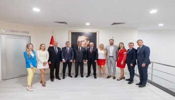 Cemil Tugay, Almanya, Finlandiya ve Ukrayna heyetlerini ağırladı