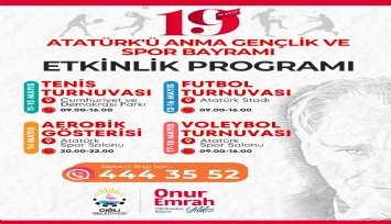 Çiğli’de 19 Mayıs coşkusu başlıyor