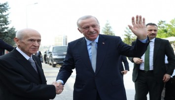 Cumhurbaşkanı Erdoğan, MHP Genel Başkanı Bahçeli'yi ziyaret etti