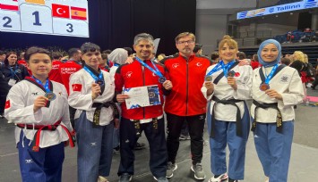 Gaziemir’in taekwondocuları Avrupa’yı fethetti