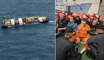 Hindistan açıklarında 'tehlikeli yük' taşıyan gemisi battı, tüm mürettebat kurtarıldı