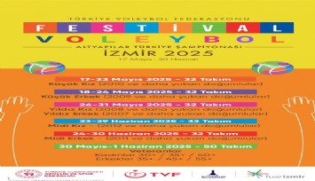 Festival Voleybol Altyapılar Türkiye Şampiyonası İzmir'de başlıyor