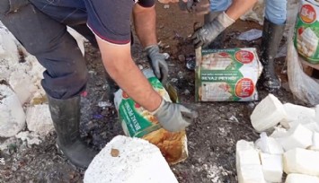 İzmir'de gıda faciası, vatandaşları zehirleyeceklerdi: 7 ton 12 kilo bozuk peynir ele geçirildi