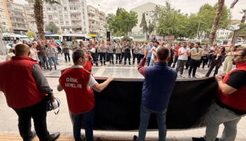 Karşıyaka Belediye işçileri kazan kaldırdı: Yarım gün iş bıraktılar