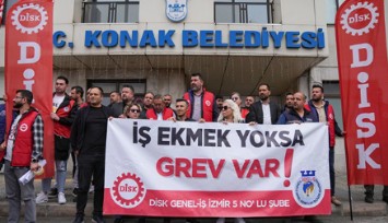Konak Belediyesi'nden grev duyurusu: 'Sokağa çöp bırakmayın'