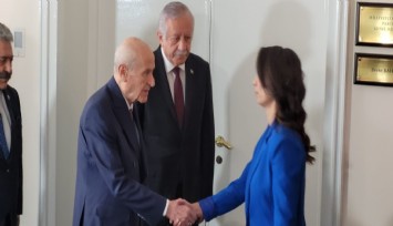 MHP Lideri Bahçeli, DEM Parti heyeti ile görüştü
