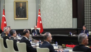 Milli Güvenlik Kurulu'ndan 'Terörsüz Türkiye'  vurgıusu