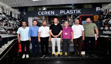 Başkan Eşki’den Fincancılar Çarşısı ziyareti