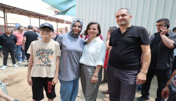 Başkan Kınay’dan modern kurban alanına bayram ziyareti