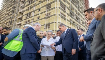 Başkan Tugay Örnekköy’deki kentsel dönüşüm projesi için sahada