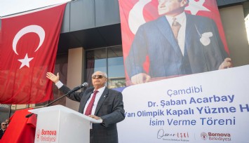 Bornova’da vefa günü: Dr. Şaban Acarbay’ın ismi yüzme havuzunda yaşayacak