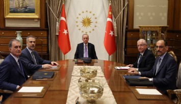 Erdoğan başkanlığında güvenlik toplantısı gerçekleştirildi