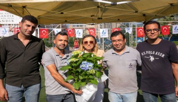 Güzelbahçe’de önce açılış sonra bayramlaşma